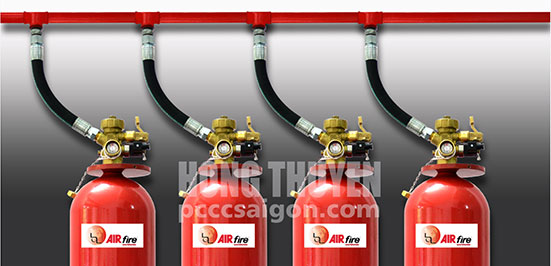 Hệ thống chữa cháy tự động bằng khí FM200 Air fire