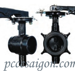 Lever Lock Butterfly Valve -
 Grooved/ Wafer