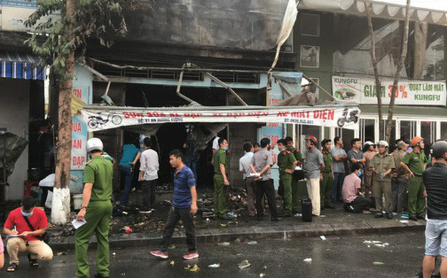 Cháy cửa hàng tại 81 đường An Dương Vương, Tp. Huế